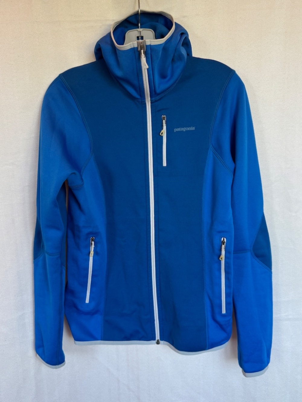 Patagonia Blue Piton Hybrid Hoodie Jacket